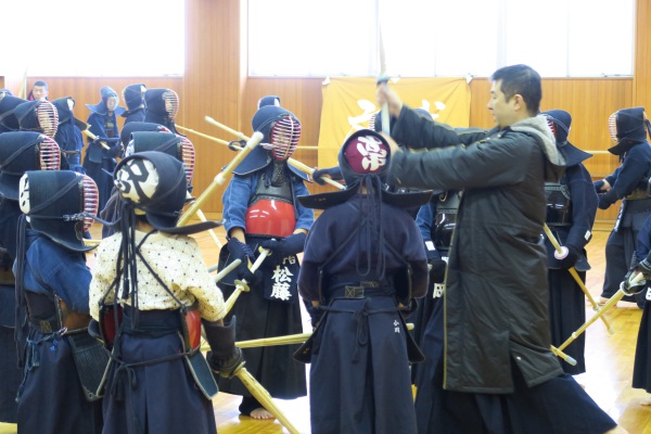 宇野先生の熱心な指導